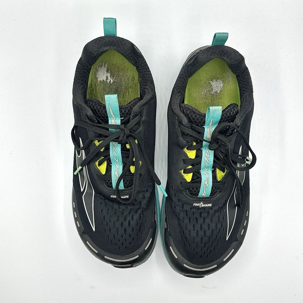 Altra Torin 4 Women's 7.5 Black Teal Athletic Running Sneakers Lace Up Low Top - Picture 4 of 15